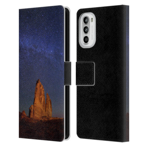 Royce Bair Nightscapes The Organ Stars Leather Book Wallet Case Cover For Motorola Moto G52