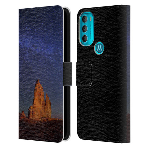 Royce Bair Nightscapes The Organ Stars Leather Book Wallet Case Cover For Motorola Moto G71 5G