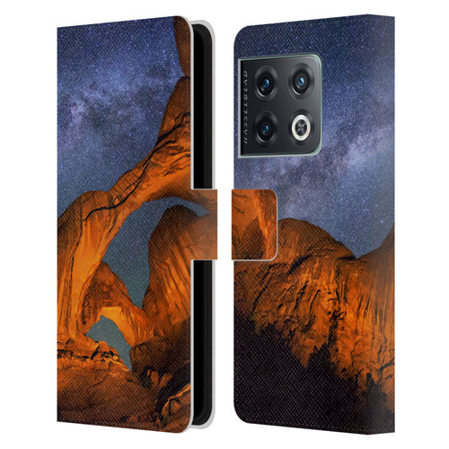 Royce Bair Nightscapes Triple Arch Leather Book Wallet Case Cover For OnePlus 10 Pro