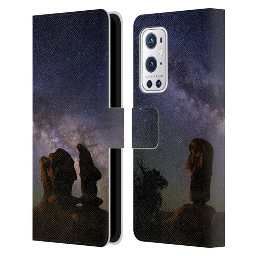 Royce Bair Nightscapes Devil's Garden Hoodoos Leather Book Wallet Case Cover For OnePlus 9 Pro
