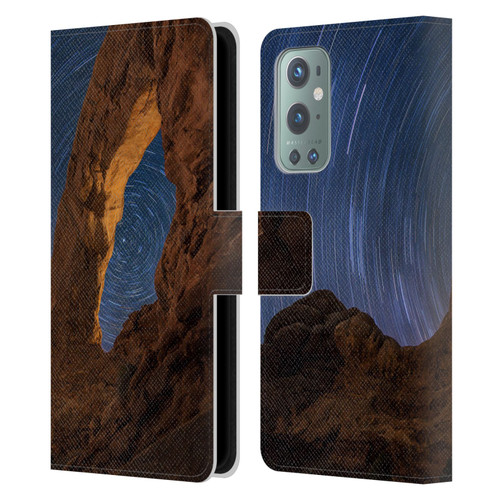 Royce Bair Nightscapes Star Trails Leather Book Wallet Case Cover For OnePlus 9