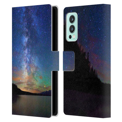 Royce Bair Nightscapes Jackson Lake Leather Book Wallet Case Cover For OnePlus Nord 2 5G