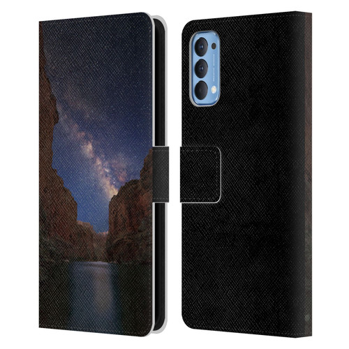 Royce Bair Nightscapes Grand Canyon Leather Book Wallet Case Cover For OPPO Reno 4 5G