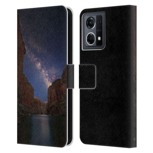 Royce Bair Nightscapes Grand Canyon Leather Book Wallet Case Cover For OPPO Reno8 4G