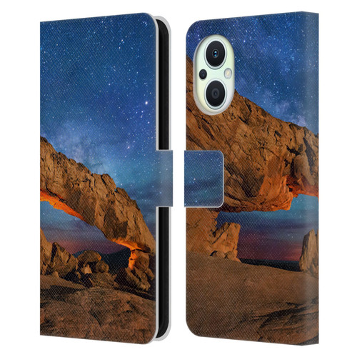 Royce Bair Nightscapes Sunset Arch Leather Book Wallet Case Cover For OPPO Reno8 Lite