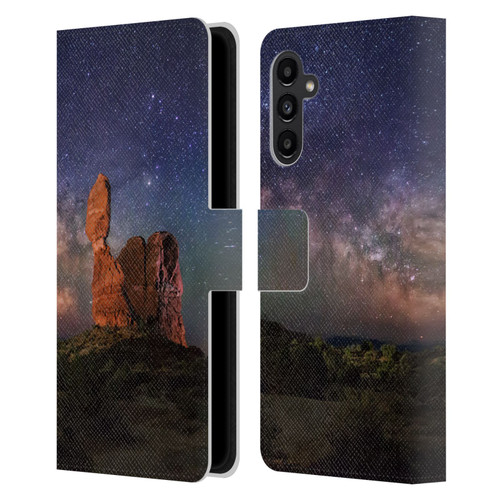 Royce Bair Nightscapes Balanced Rock Leather Book Wallet Case Cover For Samsung Galaxy A13 5G (2021)