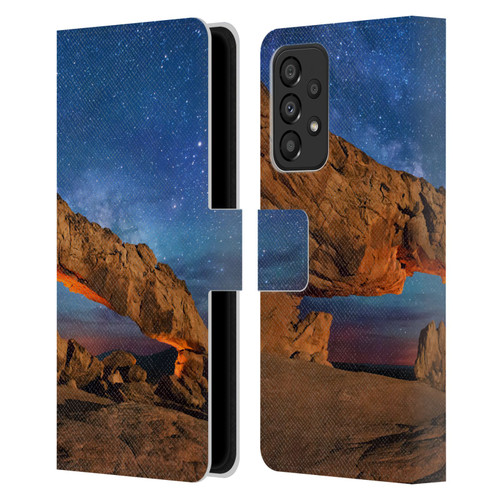 Royce Bair Nightscapes Sunset Arch Leather Book Wallet Case Cover For Samsung Galaxy A33 5G (2022)