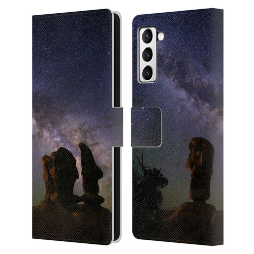 Royce Bair Nightscapes Devil's Garden Hoodoos Leather Book Wallet Case Cover For Samsung Galaxy S21+ 5G