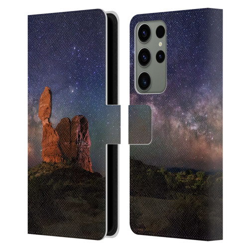 Royce Bair Nightscapes Balanced Rock Leather Book Wallet Case Cover For Samsung Galaxy S23 Ultra 5G