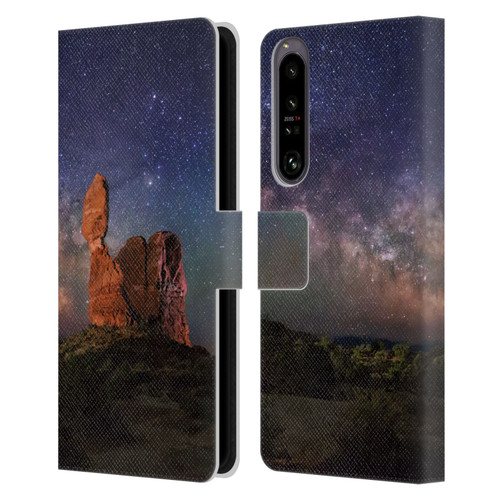 Royce Bair Nightscapes Balanced Rock Leather Book Wallet Case Cover For Sony Xperia 1 IV