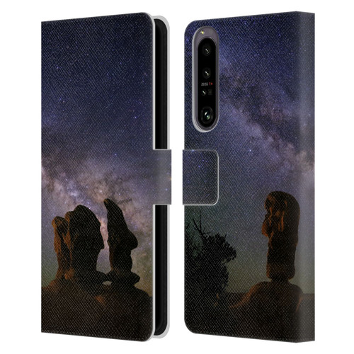Royce Bair Nightscapes Devil's Garden Hoodoos Leather Book Wallet Case Cover For Sony Xperia 1 IV