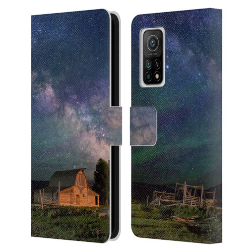 Royce Bair Nightscapes Grand Teton Barn Leather Book Wallet Case Cover For Xiaomi Mi 10T 5G