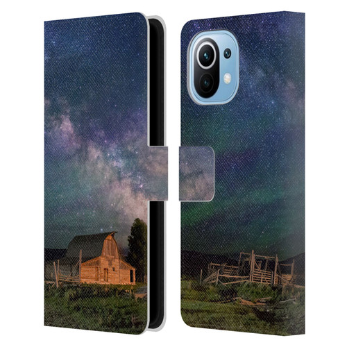 Royce Bair Nightscapes Grand Teton Barn Leather Book Wallet Case Cover For Xiaomi Mi 11