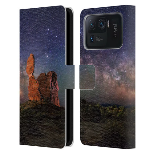 Royce Bair Nightscapes Balanced Rock Leather Book Wallet Case Cover For Xiaomi Mi 11 Ultra