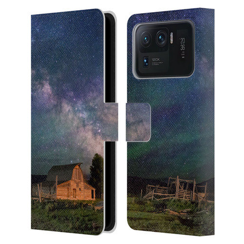 Royce Bair Nightscapes Grand Teton Barn Leather Book Wallet Case Cover For Xiaomi Mi 11 Ultra