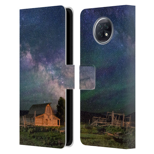 Royce Bair Nightscapes Grand Teton Barn Leather Book Wallet Case Cover For Xiaomi Redmi Note 9T 5G