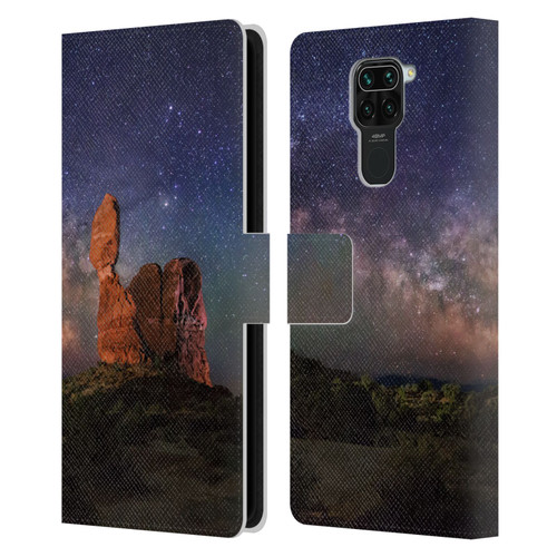 Royce Bair Nightscapes Balanced Rock Leather Book Wallet Case Cover For Xiaomi Redmi Note 9 / Redmi 10X 4G