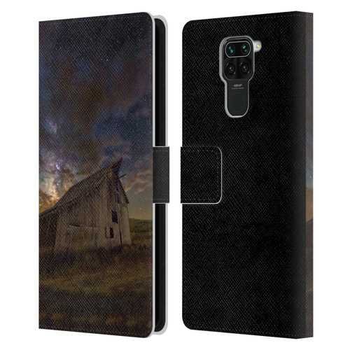 Royce Bair Nightscapes Bear Lake Old Barn Leather Book Wallet Case Cover For Xiaomi Redmi Note 9 / Redmi 10X 4G