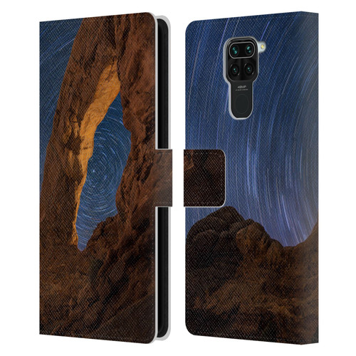 Royce Bair Nightscapes Star Trails Leather Book Wallet Case Cover For Xiaomi Redmi Note 9 / Redmi 10X 4G