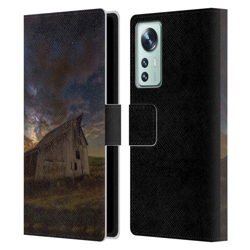 Royce Bair Nightscapes Bear Lake Old Barn Leather Book Wallet Case Cover For Xiaomi 12