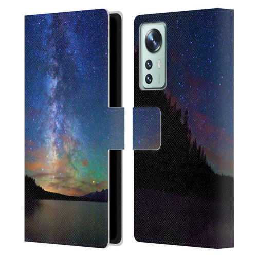 Royce Bair Nightscapes Jackson Lake Leather Book Wallet Case Cover For Xiaomi 12