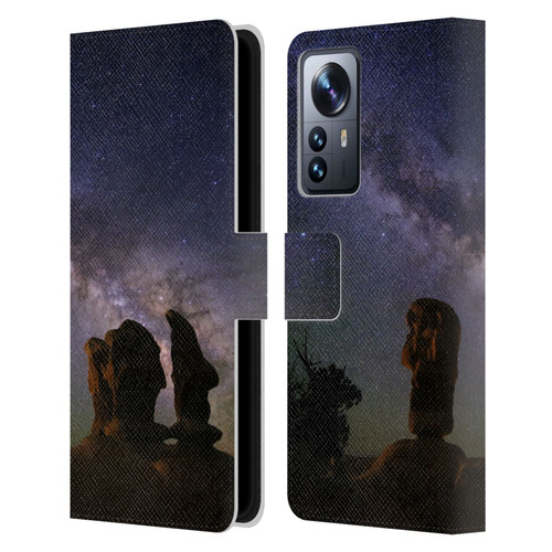 Royce Bair Nightscapes Devil's Garden Hoodoos Leather Book Wallet Case Cover For Xiaomi 12 Pro