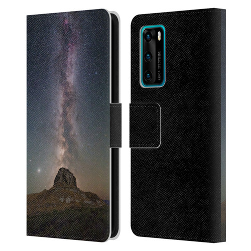 Royce Bair Photography Lone Rock Leather Book Wallet Case Cover For Huawei P40 5G