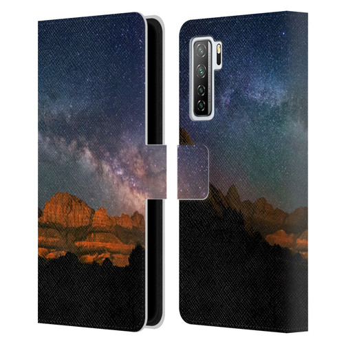 Royce Bair Photography Zions Leather Book Wallet Case Cover For Huawei Nova 7 SE/P40 Lite 5G