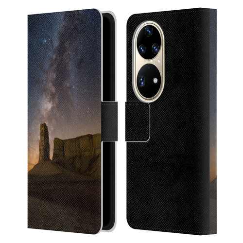 Royce Bair Photography Thumb Butte Leather Book Wallet Case Cover For Huawei P50 Pro