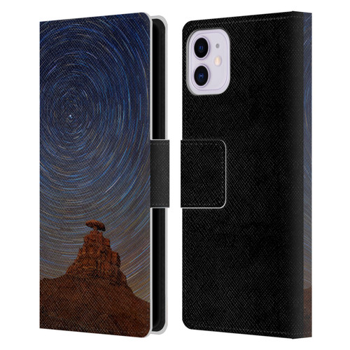 Royce Bair Photography Mexican Hat Rock Leather Book Wallet Case Cover For Apple iPhone 11