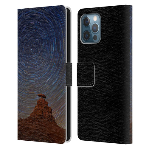 Royce Bair Photography Mexican Hat Rock Leather Book Wallet Case Cover For Apple iPhone 12 Pro Max