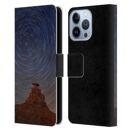 Royce Bair Photography Mexican Hat Rock Leather Book Wallet Case Cover For Apple iPhone 13 Pro