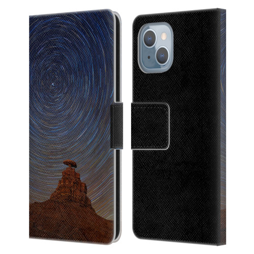 Royce Bair Photography Mexican Hat Rock Leather Book Wallet Case Cover For Apple iPhone 14