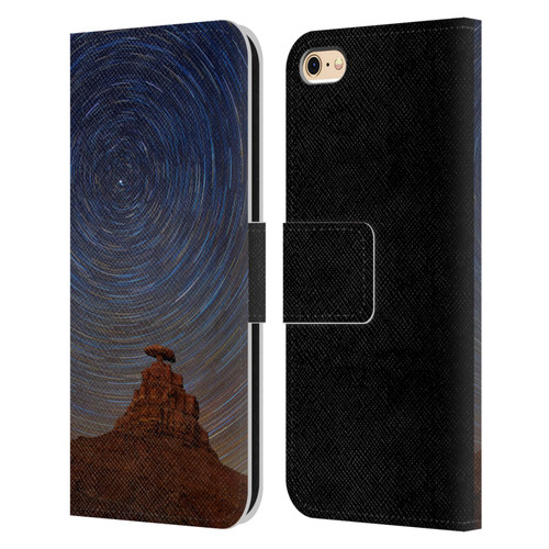 Royce Bair Photography Mexican Hat Rock Leather Book Wallet Case Cover For Apple iPhone 6 / iPhone 6s