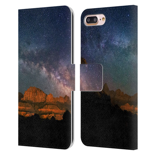 Royce Bair Photography Zions Leather Book Wallet Case Cover For Apple iPhone 7 Plus / iPhone 8 Plus