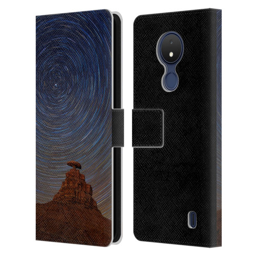 Royce Bair Photography Mexican Hat Rock Leather Book Wallet Case Cover For Nokia C21