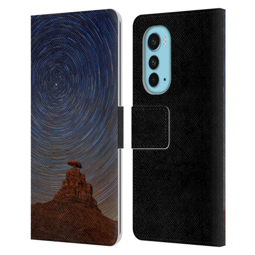 Royce Bair Photography Mexican Hat Rock Leather Book Wallet Case Cover For Motorola Edge (2022)