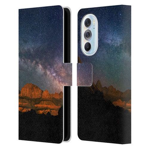 Royce Bair Photography Zions Leather Book Wallet Case Cover For Motorola Edge X30