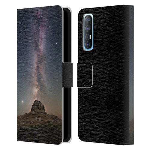 Royce Bair Photography Lone Rock Leather Book Wallet Case Cover For OPPO Find X2 Neo 5G