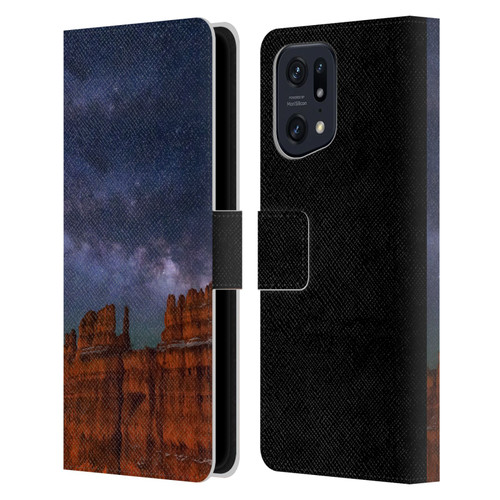Royce Bair Photography The Fortress Leather Book Wallet Case Cover For OPPO Find X5