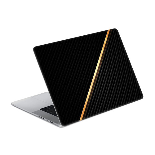 Alyn Spiller Carbon Fiber Gold Vinyl Sticker Skin Decal Cover for Apple MacBook Pro 16" A2485 / A3428 / A3429