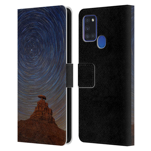 Royce Bair Photography Mexican Hat Rock Leather Book Wallet Case Cover For Samsung Galaxy A21s (2020)