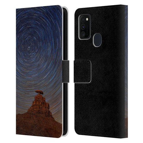 Royce Bair Photography Mexican Hat Rock Leather Book Wallet Case Cover For Samsung Galaxy M30s (2019)/M21 (2020)