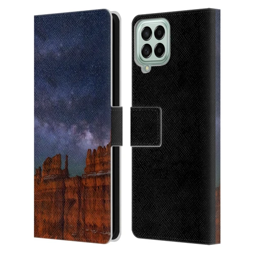 Royce Bair Photography The Fortress Leather Book Wallet Case Cover For Samsung Galaxy M53 (2022)