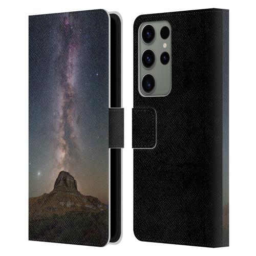 Royce Bair Photography Lone Rock Leather Book Wallet Case Cover For Samsung Galaxy S23 Ultra 5G