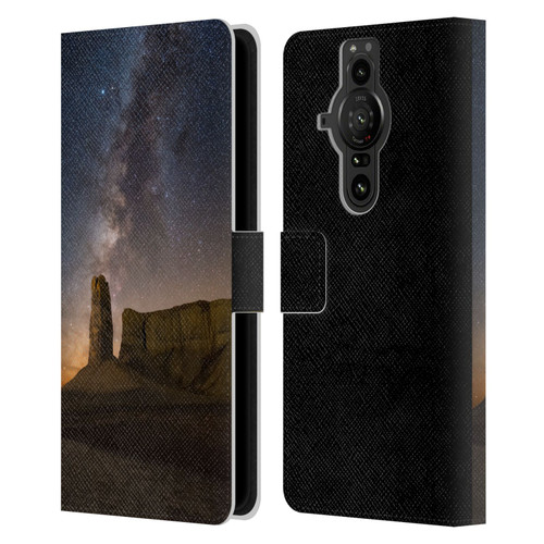 Royce Bair Photography Thumb Butte Leather Book Wallet Case Cover For Sony Xperia Pro-I