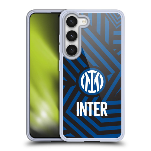 Fc Internazionale Milano Patterns Abstract 1 Soft Gel Case for Samsung Galaxy S23 5G & MagSafe