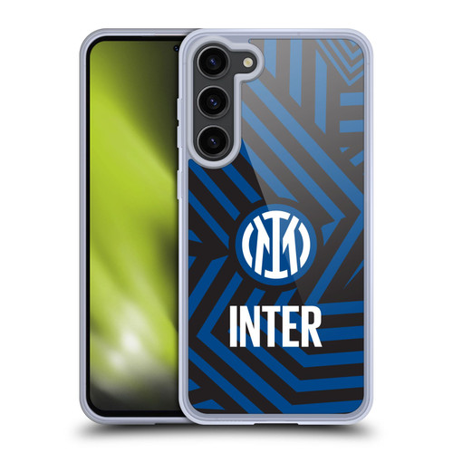 Fc Internazionale Milano Patterns Abstract 1 Soft Gel Case for Samsung Galaxy S23+ 5G & MagSafe