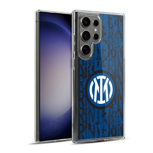 Fc Internazionale Milano Patterns Snake Wordmark Soft Gel Case for Samsung Galaxy S23 Ultra 5G & MagSafe