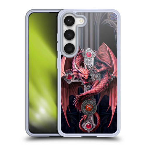 Anne Stokes Dragons Gothic Guardians Soft Gel Case for Samsung Galaxy S23 5G